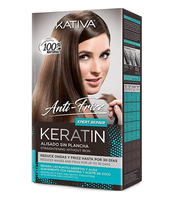 Kativa Anti Frizz Keratin Anti Frizz Straightening Without Iron