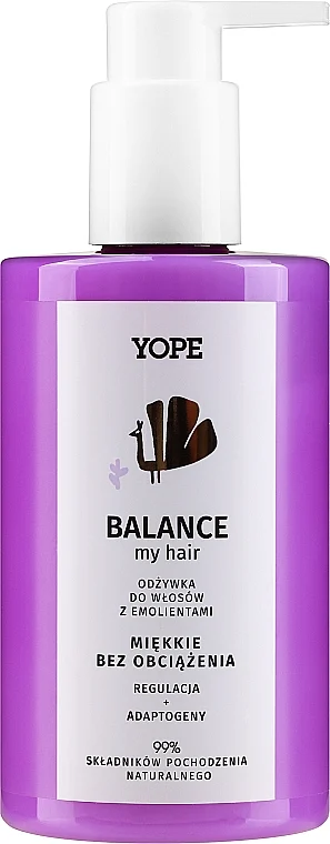 Balsamo capelli con componenti emollienti