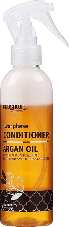Condizionante bifasico con olio di argan