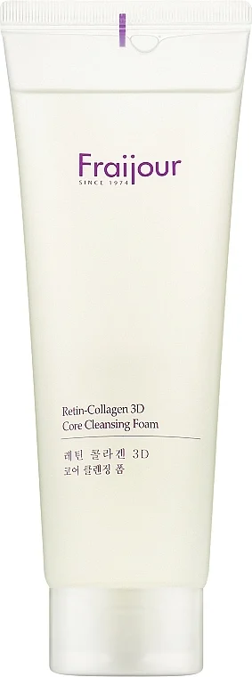 Schiuma detergente con collagene e retinolo