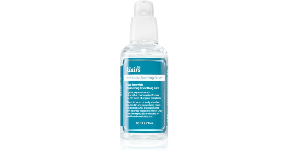 Klairs Rich siero lenitivo viso effetto idratante 80 ml