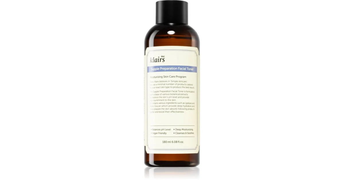 Klairs Supple Preparation lozione tonica idratante riequilibrante il pH della pelle 180 ml