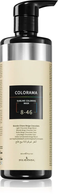 Kléral system Colorama Bonding Color Maschera per tutti i tipi di capelli Biondo Beige Cioccolato Chiaro 8.46 500 ml