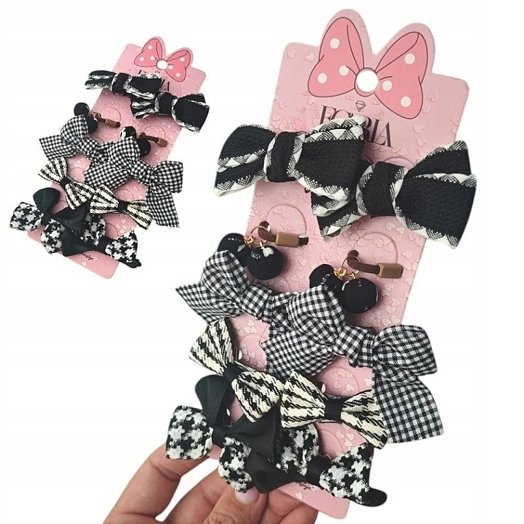 Set di elastici per capelli, GUM172, 10 pezzi
