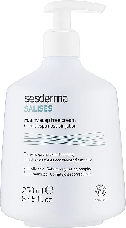 Crema-schiuma detergente viso