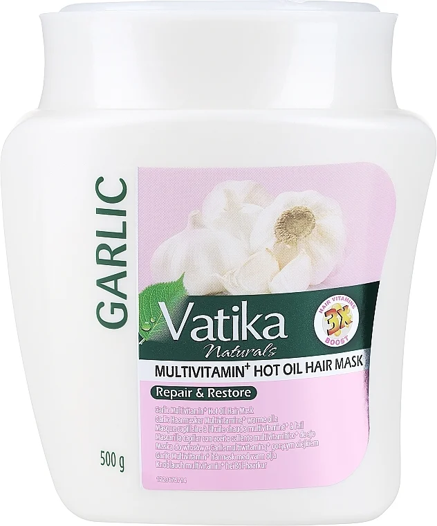 Maschera capelli, con estratto di aglio