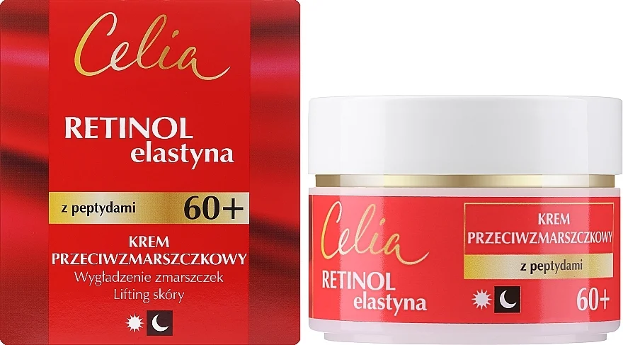 Crema antirughe con retinolo 60+