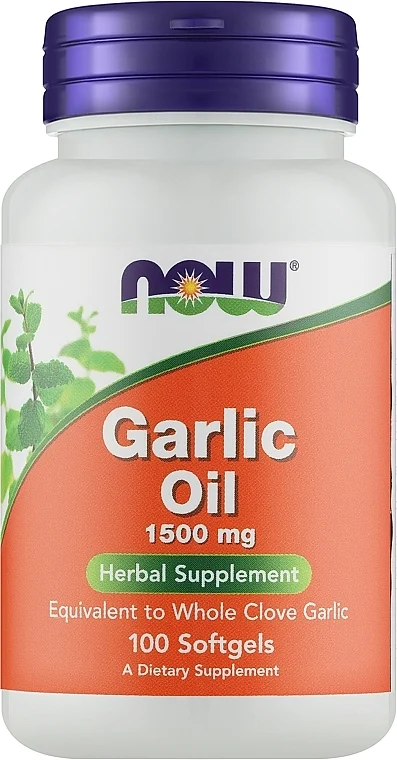 Integratore alimentare "Olio d'aglio", capsule, 1500 mg
