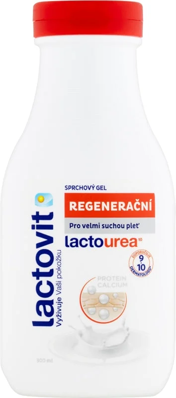 Lactovit Gel doccia rigenerante alle proteine del latte Lactourea - 300ml