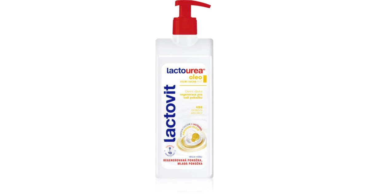 Lactovit LactoUrea Oleo Lozione corpo rigenerante per pelli molto secche - 400ml