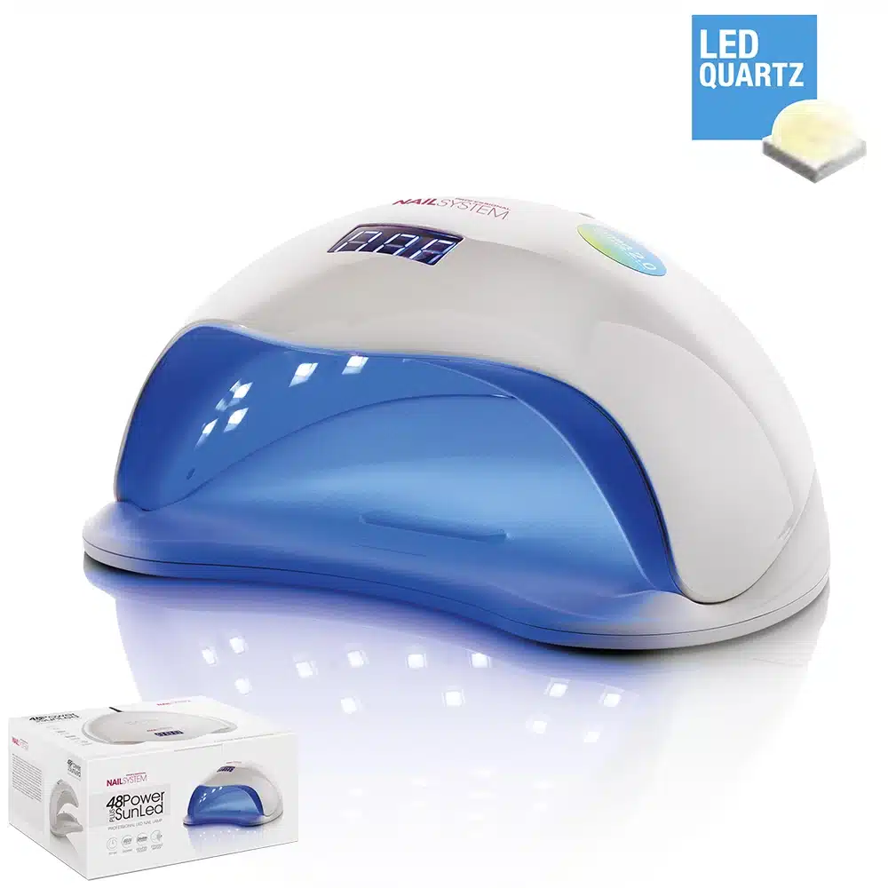 Lampada Manicure POWER PLUS SUN LED 48W per Unghie Gel e Semipermanente