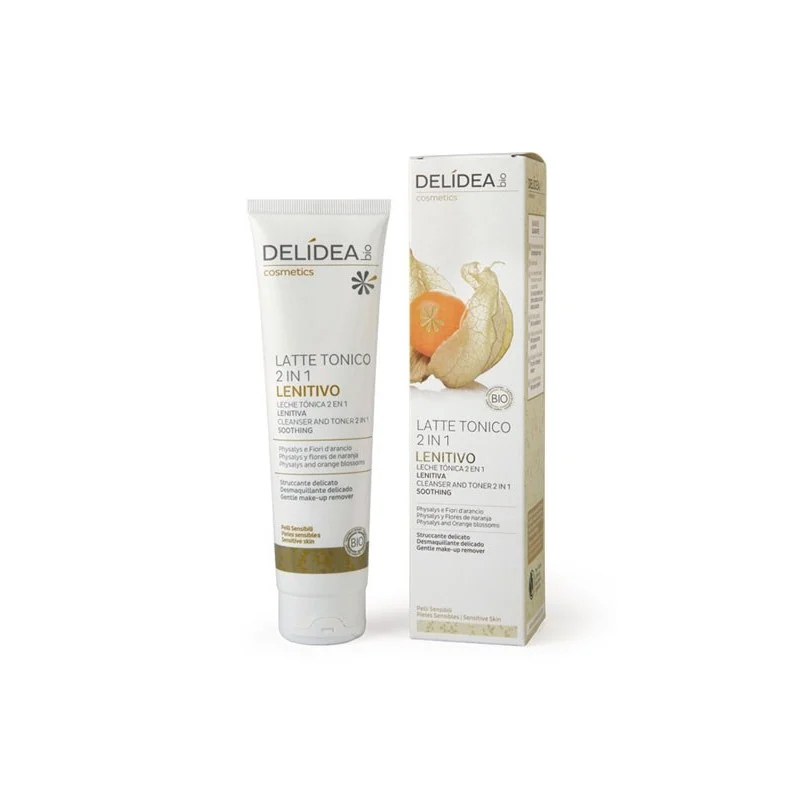 DELIDEA Physalis e Fiori d’Arancio – Latte Tonico 2 in 1 Lenitivo