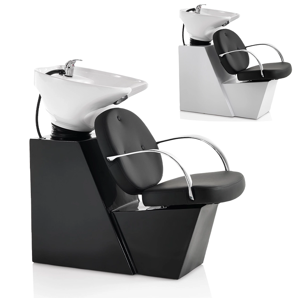 Lavatesta Parrucchiere COLETTE XaniPro in Ceramica Bianca – Bianco o Nero