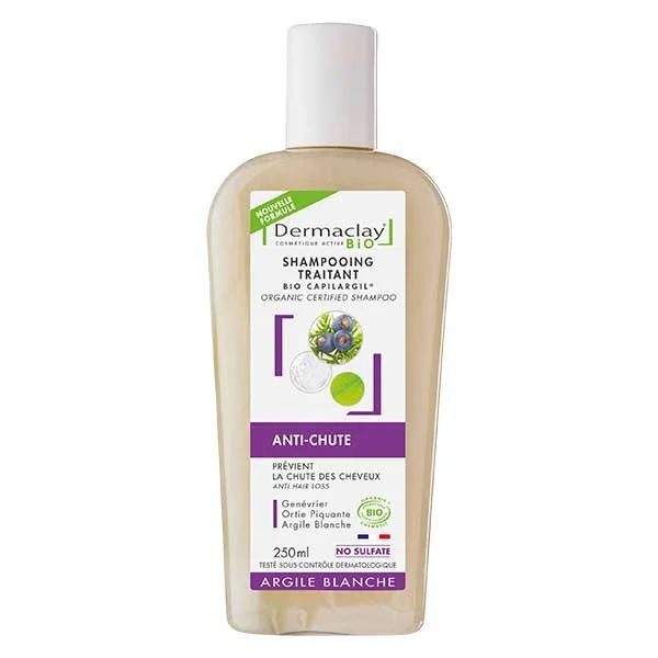 Dermaclay Shampoo Trattante Bio Anticaduta Argilla Bianca 250ml