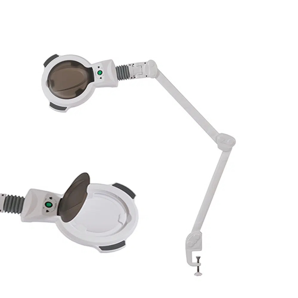 Lampada LED Lente d’Ingrandimento 5 Diottrie, Luce Fredda e Intensità Regolabile