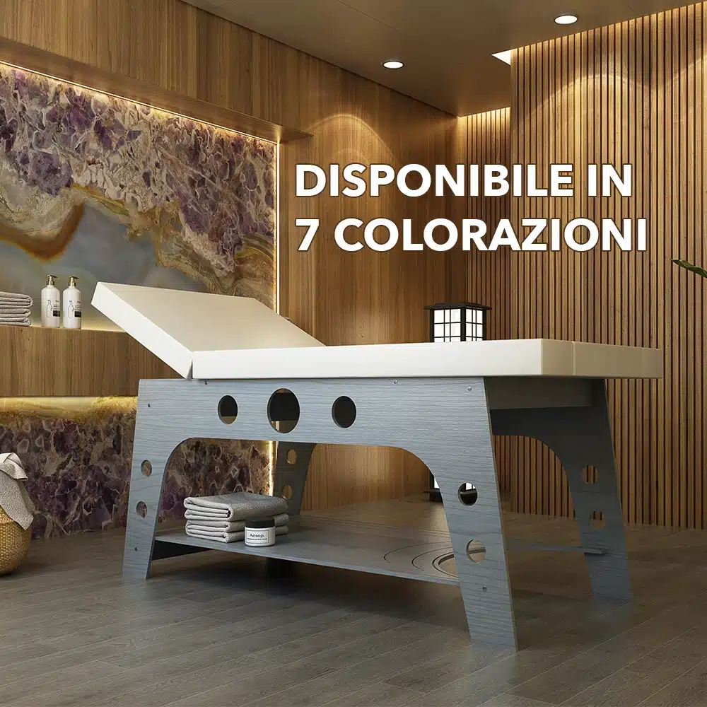 Lettino da massaggio professionale per massaggiatore Antea estetista centro estetico spa benessere