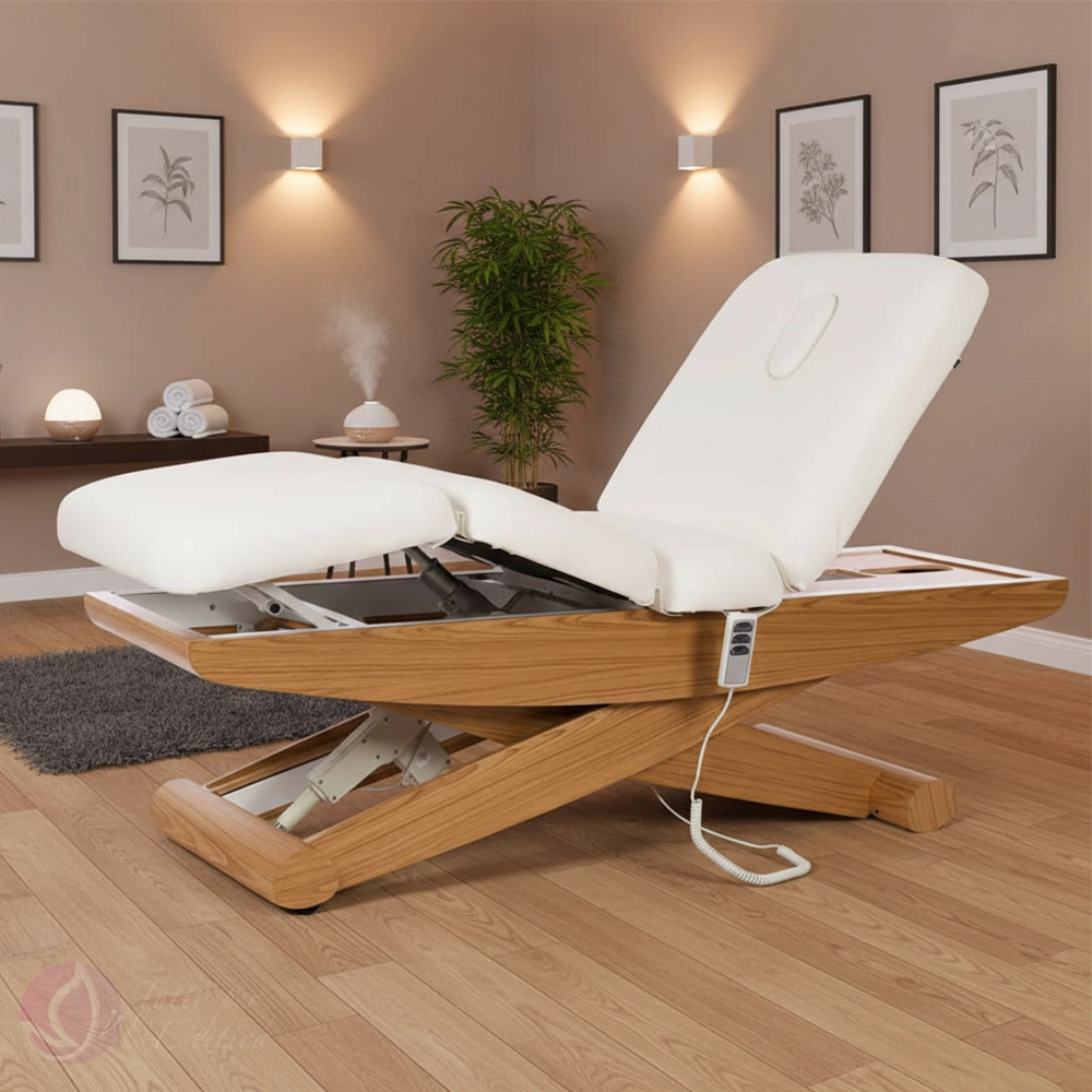 Lettino 3 motori elettrico spa estetica centro benessere solarium CYX della Weelko 2256