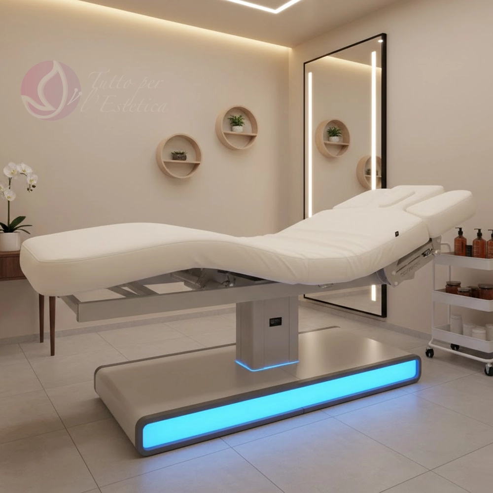 Lettino SPA con 3 Motori centro estetico Eleganza e Tecnologia per il centro Benessere