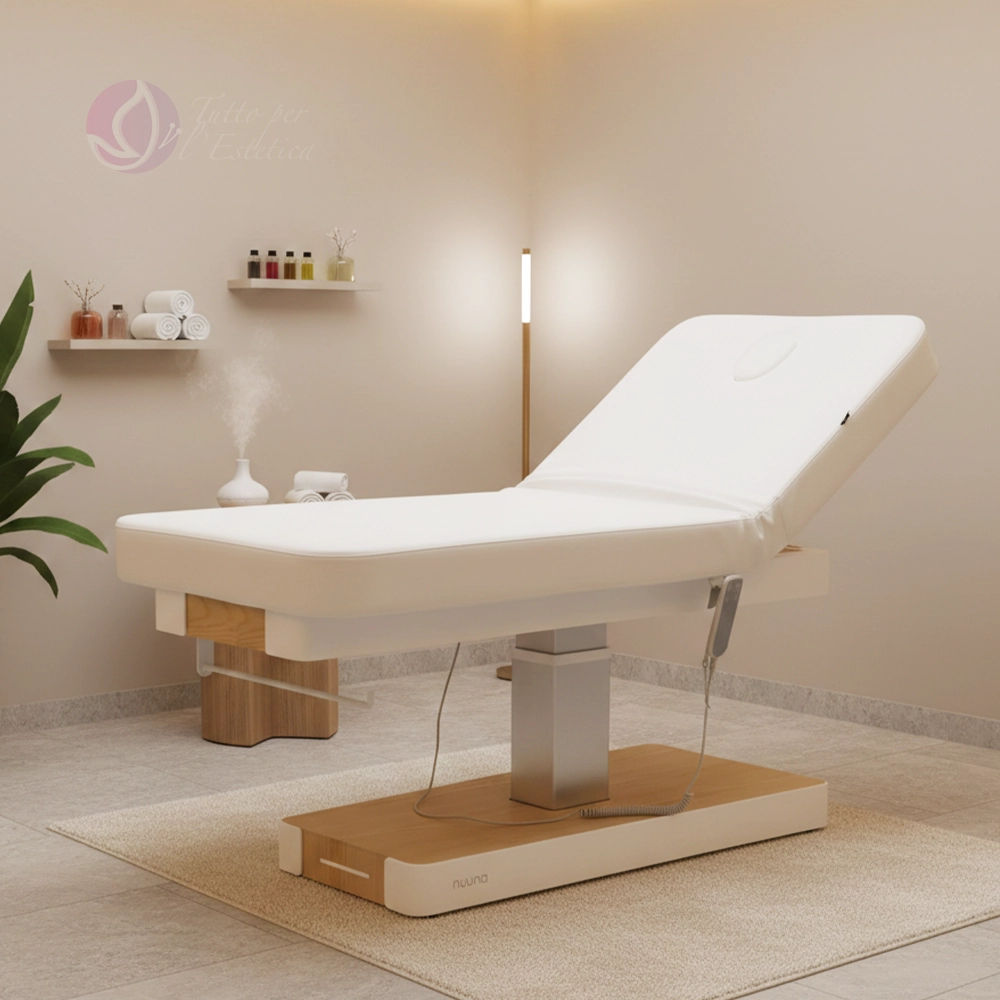 Lettino Elettrico 2 Motori per Centro Estetico, Spa e Massaggi Weelko Naggura NUUNA FEEL 2 PRO