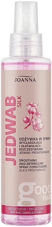 Balsamo-spray levigante alla seta per capelli secchi e sfibrati