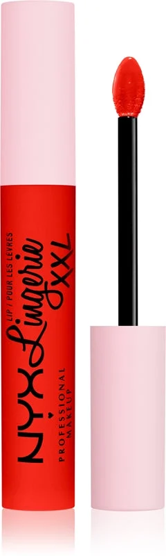 NYX Professional Makeup Lingerie XXL rossetto liquido con finish matte colore 27 - On Fuego 4 ml