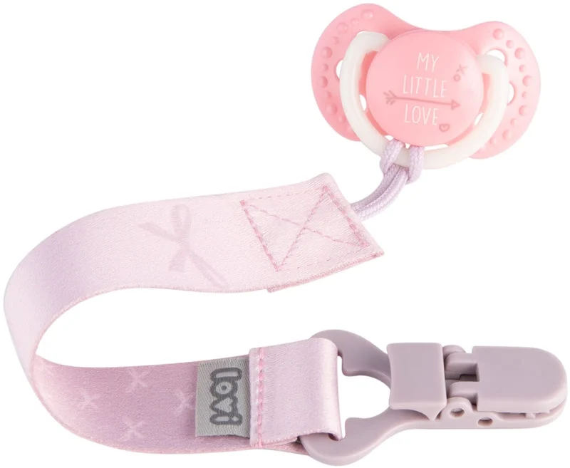 LOVI Baby Shower nastro per ciuccio bimba