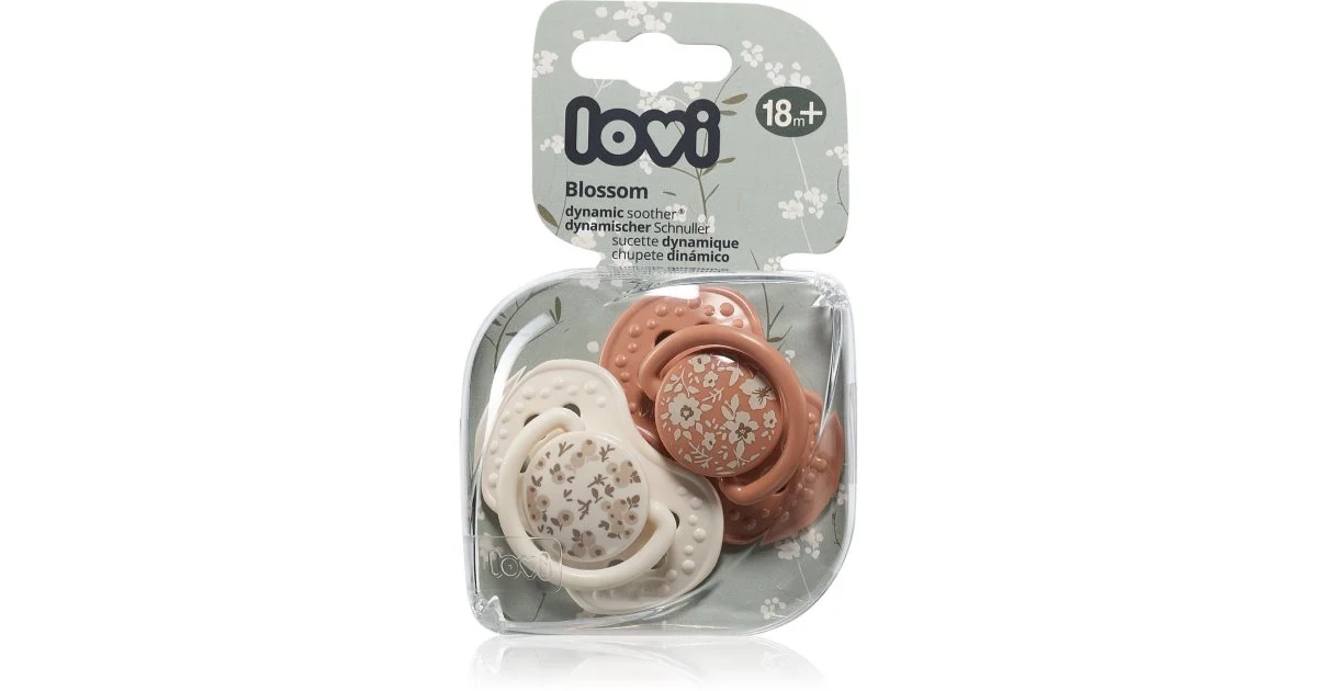 LOVI BLOSSOM 18m+ ciuccio bimba 2 pezzi