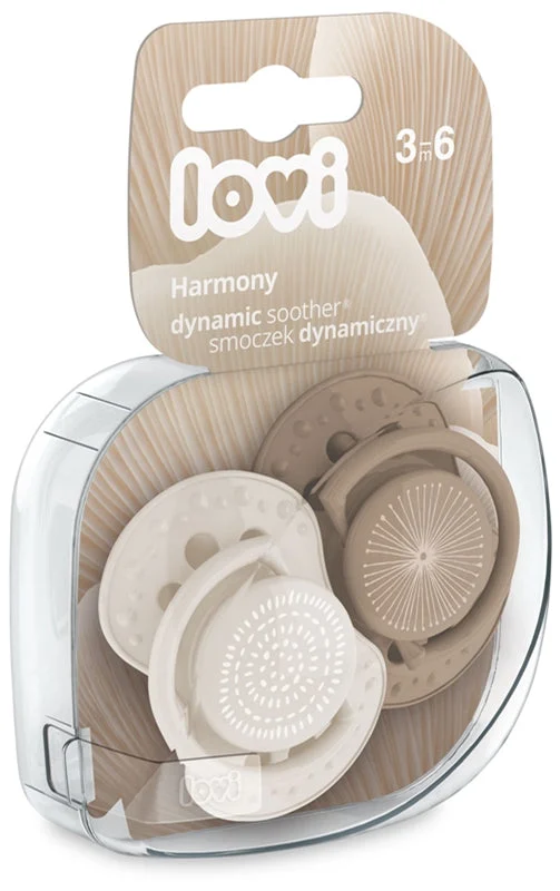 LOVI Harmony 3-6mesi ciuccio 2 pezzi