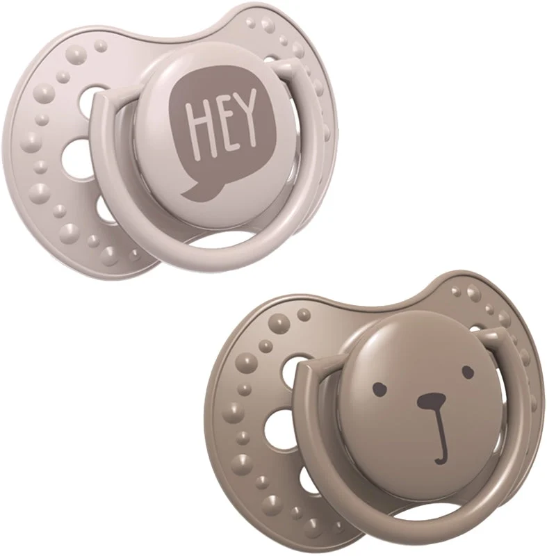 LOVI Hey 6-18m ciuccio Beige 2 pezzi