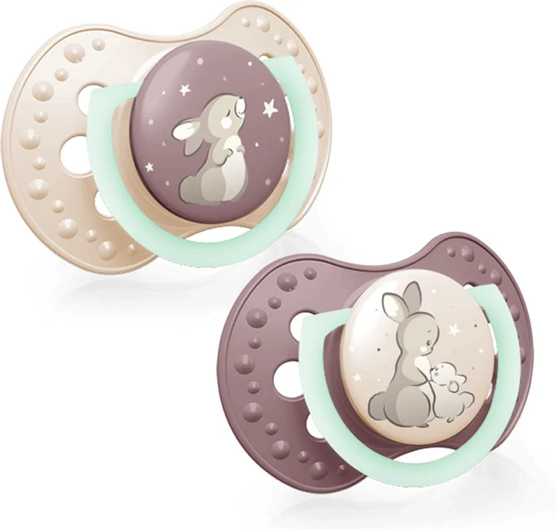 LOVI NIGHT&DAY bimba ciuccio 18 m+ 2 pezzi