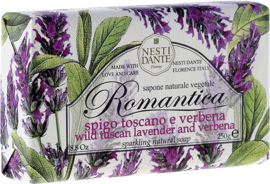 Sapone naturale vegetale con estratto di spigo toscano e verbena