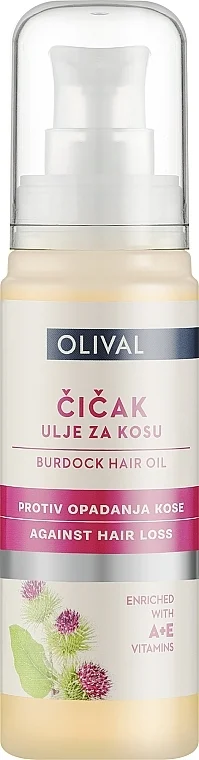 Olio di bardana per capelli