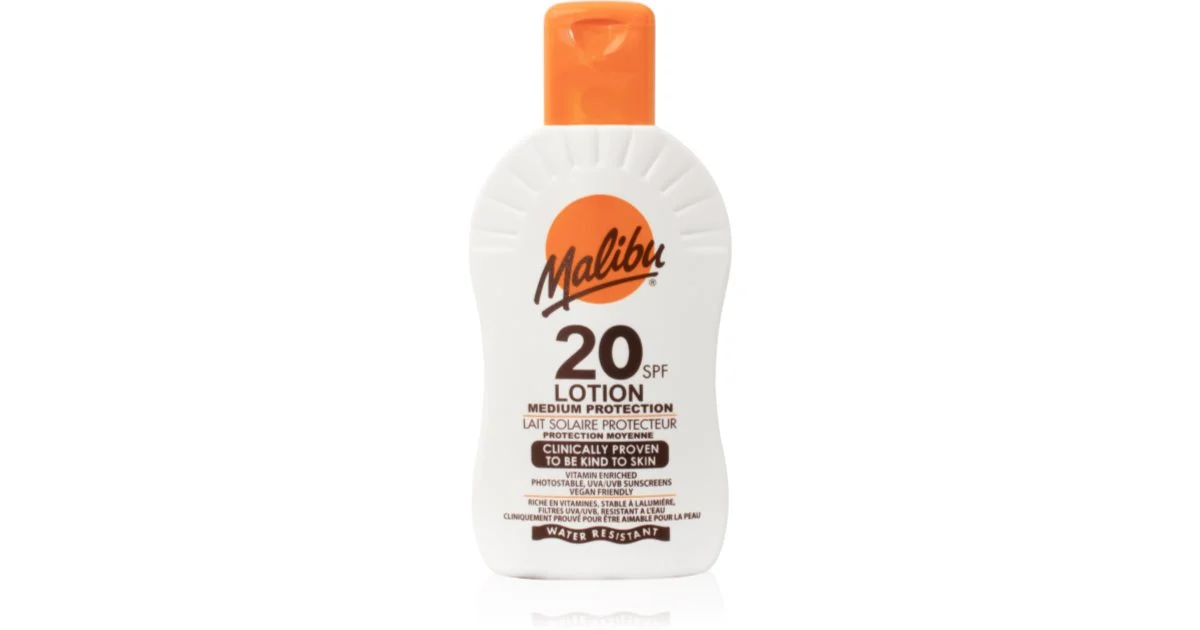 Malibu Lozione media latte protettivo SPF 20 200 ml