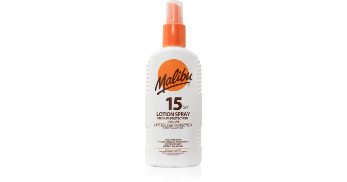Malibu Lozione Spray SPF15 - Spray Solare - 200ml