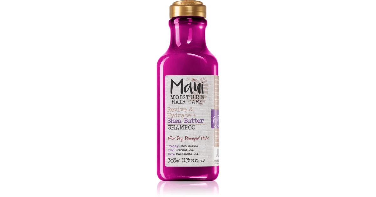 Shampoo per capelli secchi Maui burro di Karitè Revive 385ml