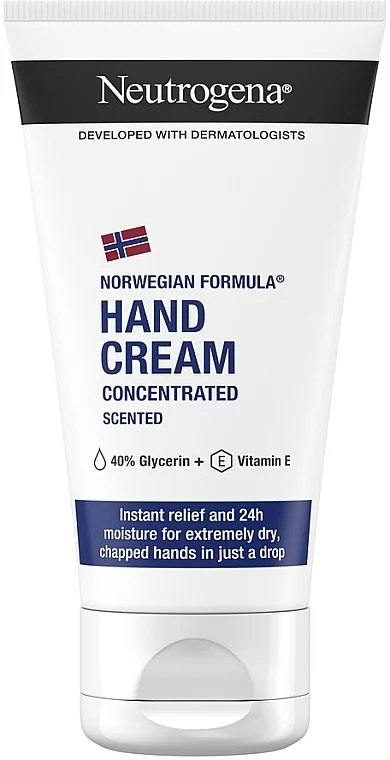 Crema mani concentrata aromatizzata "Formula norvegese"
