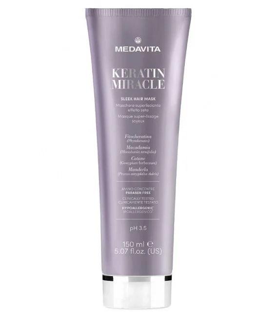 Medavita Keratin Miracle Home Sleek Hair Mask 150 ml