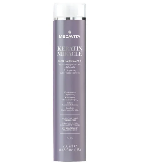 Medavita Keratin Miracle Home Sleek Hair Shampoo 250 ml
