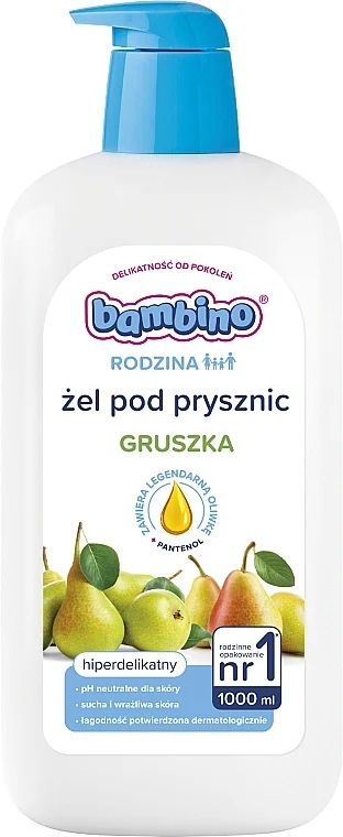 Bagnodoccia iperdelicato al profumo di pera