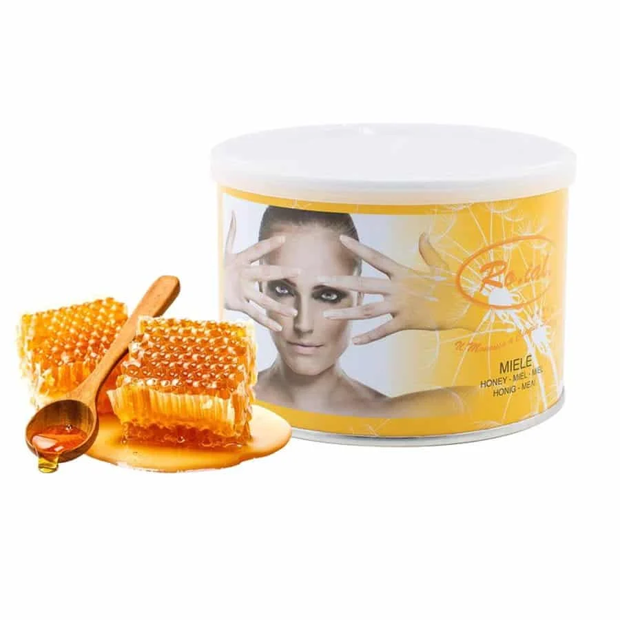 Cera Depilatoria Liposolubile Roial al Miele 400 ml per Ceretta Professionale