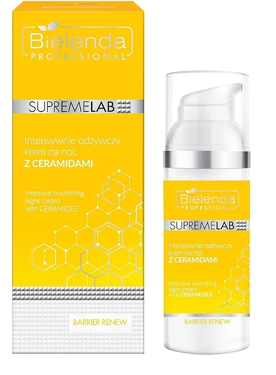 Crema intensiva nutriente con ceramidi, da notte