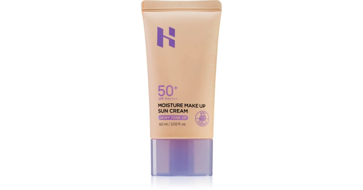 Holika Holika Moisture Make Up crema solare protettiva colorata viso SPF 50+ 60 ml