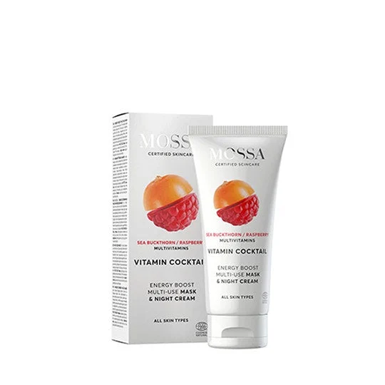 Maschera e crema da notte multiuso Mossa Vitamin Cocktail Energy Boost