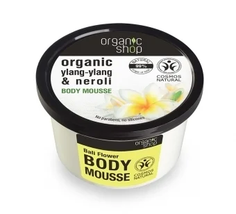 ORGANIC SHOP Body Mousse Bali Flower – Mousse Corpo Ylang-Ylang e Neroli
