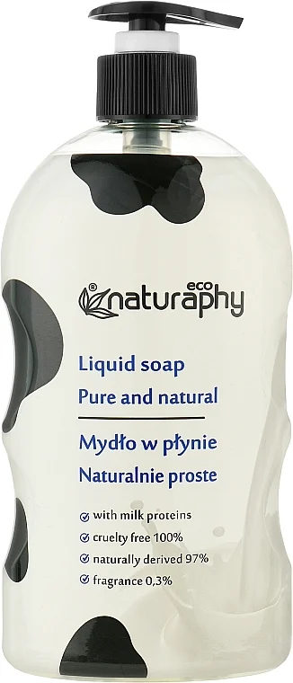 Sapone liquido per mani alle proteine del latte