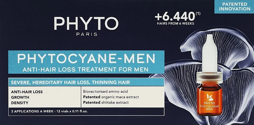 Fiale anticaduta capelli uomo