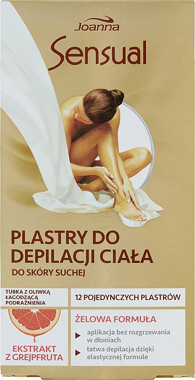 Strisce depilatorie con estratto di pompelmo