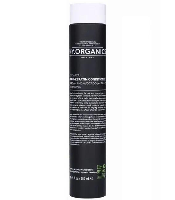 My.Organics Pro-Keratin Conditioner Argan & Avocado pH 4.0–4.5 250 ml