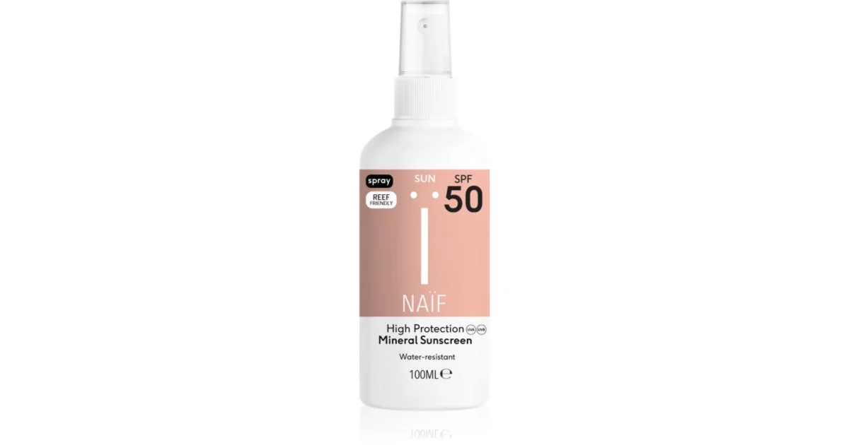 Naif Sun SPF 50 spray solare minerale protettivo SPF 50 100 ml