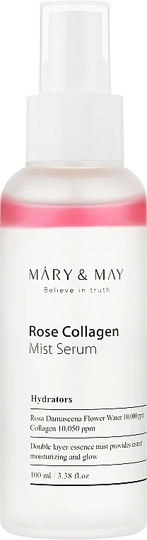 Siero-spray con estratto di rosa e collagene